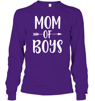 Mom Of Boys Family Shirt Unisex Long Sleeve Classic Tee