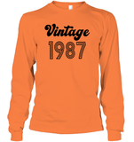 1987 Retro Vintage Birth Year Blast Unisex Long Sleeve Classic Tee