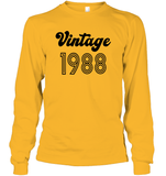 1988 Retro Vintage Birth Year Blast Unisex Long Sleeve Classic Tee