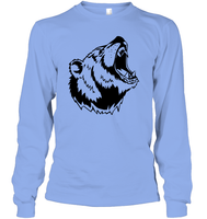 Angry Bear Shirt Unisex Long Sleeve Classic Tee