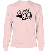 Cheer Mom With Megaphone Unisex Long Sleeve Classic Tee