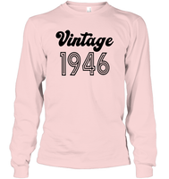 1946 Retro Vintage Birth Year Blast Unisex Long Sleeve Classic Tee