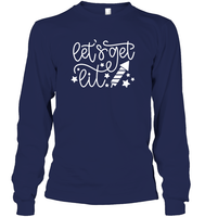 Let's Get Lit 4th Of July Shirt Unisex Long Sleeve Classic Tee