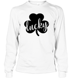 Lucky St Patrick's Day Shirt Unisex Long Sleeve Classic Tee