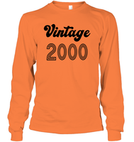 2000 Retro Vintage Birth Year Blast Unisex Long Sleeve Classic Tee