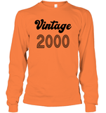 2000 Retro Vintage Birth Year Blast Unisex Long Sleeve Classic Tee