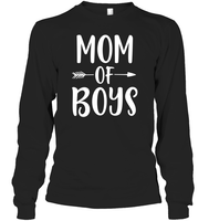 Mom Of Boys Family Shirt Unisex Long Sleeve Classic Tee