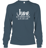 June Birthday Month Unisex Long Sleeve Classic Tee