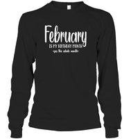 February Birthday Month Unisex Long Sleeve Classic Tee