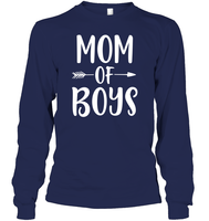 Mom Of Boys Family Shirt Unisex Long Sleeve Classic Tee