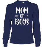 Mom Of Boys Family Shirt Unisex Long Sleeve Classic Tee