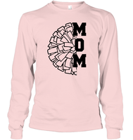 Cheer Mom With Pom Pom Unisex Long Sleeve Classic Tee
