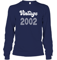 2002 Retro Vintage Birth Year Blast Unisex Long Sleeve Classic Tee