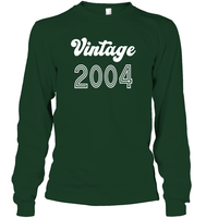 2004 Retro Vintage Birth Year Blast Unisex Long Sleeve Classic Tee