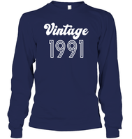 1991 Retro Vintage Birth Year Blast Unisex Long Sleeve Classic Tee