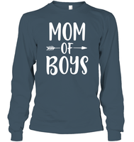 Mom Of Boys Family Shirt Unisex Long Sleeve Classic Tee