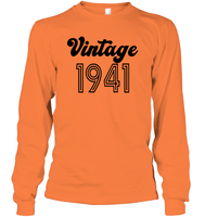 1941 Retro Vintage Birth Year Blast Unisex Long Sleeve Classic Tee