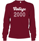 2000 Retro Vintage Birth Year Blast Unisex Long Sleeve Classic Tee