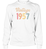 1957 Retro Vintage Birth Year Blast Unisex Shirt, Long Sleeve, Hoodie, Sweatshirt