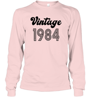 1984 Retro Vintage Birth Year Blast Unisex Long Sleeve Classic Tee