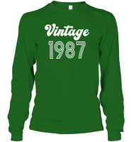 1987 Retro Vintage Birth Year Blast Unisex Long Sleeve Classic Tee