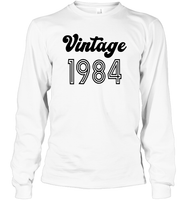 1984 Retro Vintage Birth Year Blast Unisex Long Sleeve Classic Tee
