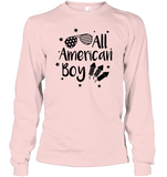 All American Boy 4th Of July Shirt Unisex Long Sleeve Classic Tee