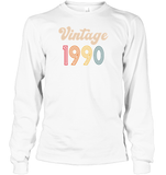 1990 Retro Vintage Birth Year Blast Unisex Shirt, Long Sleeve, Hoodie, Sweatshirt
