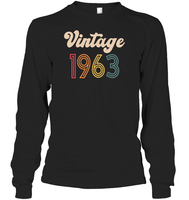 1963 Retro Vintage Birth Year Blast Unisex Shirt, Long Sleeve, Hoodie, Sweatshirt
