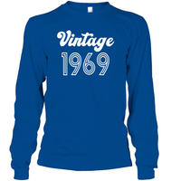 1969 Retro Vintage Birth Year Blast Unisex Long Sleeve Classic Tee