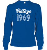 1969 Retro Vintage Birth Year Blast Unisex Long Sleeve Classic Tee