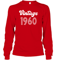 1960 Retro Vintage Birth Year Blast Unisex Long Sleeve Classic Tee