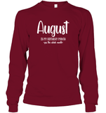 August Birthday Month Unisex Long Sleeve Classic Tee