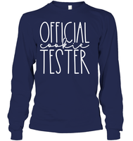 Official Cookie Tester Christmas Shirt Unisex Long Sleeve Classic Tee