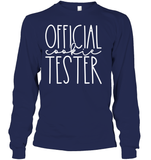 Official Cookie Tester Christmas Shirt Unisex Long Sleeve Classic Tee