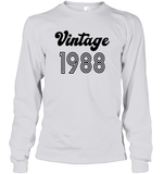 1988 Retro Vintage Birth Year Blast Unisex Long Sleeve Classic Tee