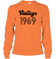 1969 Retro Vintage Birth Year Blast Unisex Long Sleeve Classic Tee