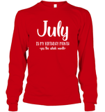 July Birthday Month Unisex Long Sleeve Classic Tee