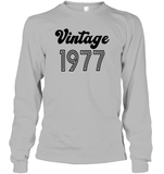 1977 Retro Vintage Birth Year Blast Unisex Long Sleeve Classic Tee