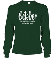 October Birthday Month Unisex Long Sleeve Classic Tee