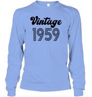 1959 Retro Vintage Birth Year Blast Unisex Long Sleeve Classic Tee