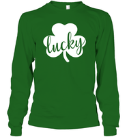 Lucky St Patrick's Day Shirt Unisex Long Sleeve Classic Tee