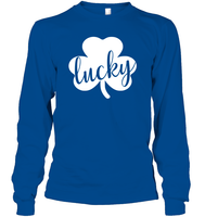 Lucky St Patrick's Day Shirt Unisex Long Sleeve Classic Tee