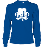 Lucky St Patrick's Day Shirt Unisex Long Sleeve Classic Tee