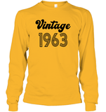 1963 Retro Vintage Birth Year Blast Unisex Long Sleeve Classic Tee