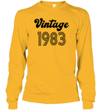1983 Retro Vintage Birth Year Blast Unisex Long Sleeve Classic Tee