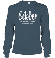 October Birthday Month Unisex Long Sleeve Classic Tee