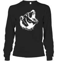 Angry Bear Shirt Unisex Long Sleeve Classic Tee