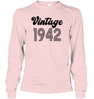 1942 Retro Vintage Birth Year Blast Unisex Long Sleeve Classic Tee