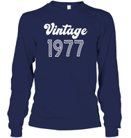 1977 Retro Vintage Birth Year Blast Unisex Long Sleeve Classic Tee